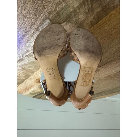 Stuart Weitzman Cage Heeled Bootie Sandals – Size 7M - Picture 7 of 10
